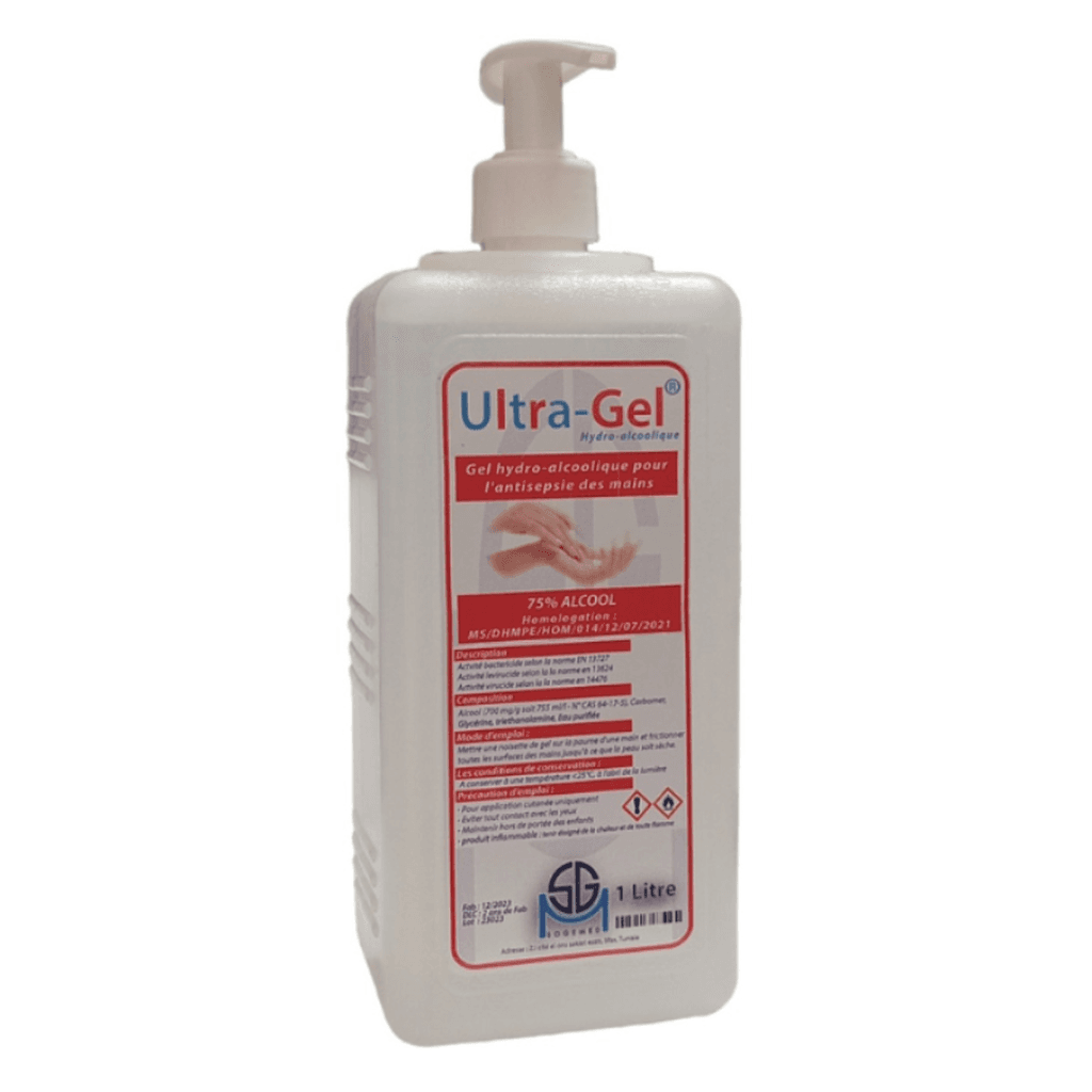 FLACON GEL HYDRO ALCOLIQUE 1L